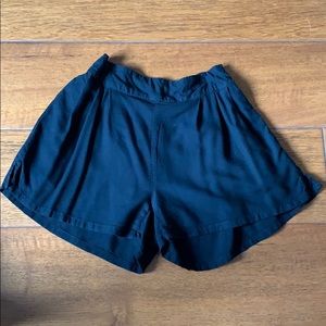 Black high waisted shorts